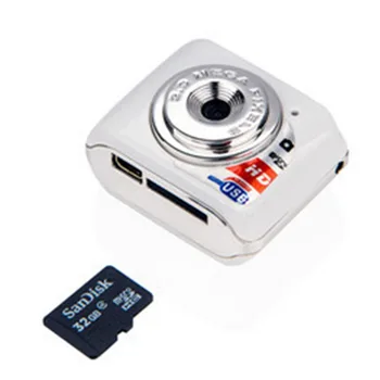 Už X3 Nešiojamų Micro Skaitmeninis Fotoaparatas HD Aukštos Denifition Kišenėje Mini DV Kamera, vaizdo Kameros 32GB TF/MicroSD DVR Vairavimo Diktofonas Cam