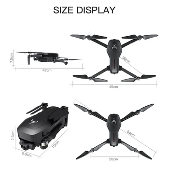 Už Žvėris SG906 Pro 2 Brushless Variklis su 3-Ašis Gimbal GPS 5G WIFI FPV Profesionalus 4K Fotoaparato RC Drone Quadcopter Dron PRO2