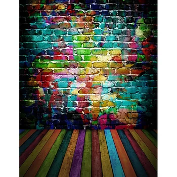 Vinilo spalvinga Plytų Sienos, vaikų, naujagimių fotografijų fonas Vinilo audiniu Kompiuterį, spausdinami sienos fotostudijos fono
