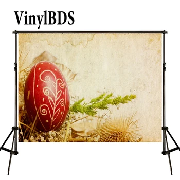 VinylBDS Backdrops 5x7ft Velykų Fotografijos Backdrops Huevos De Pascua Nuotrauka Senų Laikraščių Backdrops fotostudija