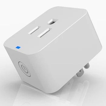 Wifi Smart Plug,Balsu Valdomas Nuotolinio Valdymo Apsauga nuo Elektros Energijos Taupymo Laiką, Alexa, Google,JAV Plug
