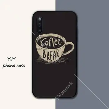 Yinuoda Kavos, Vyno Taurė black soft telefonas case cover for Samsung galaxy M 30S A6 A7 2017 2018 A10 A20 E A30S A40 A50 A70 A80