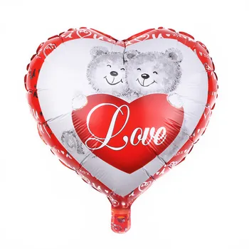 Širdies formos myliu aliuminio plėvelę, vestuvių kiss me apdailos šalies balionas dalyvavimas Valentino Dieną romantinės scenos išdėstymas