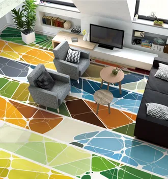 šiuolaikinių tapetų kambarį 3d grindų dažymas tapetų 3d minimalistinės mados abstrakčiai parketo grindų modelis