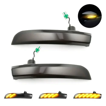 Šoninis Veidrodis Indikatorius Dynamic LED Posūkio Signalo Žibintai Teka Indikatorių Kartotuvas Šviesos Ford Kuga Ecosport 2013-2018 m.