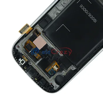 100％Išbandyti Originalus SAMSUNG Galaxy S3 i9300 i9300 LCD Ekranas su Touch Screen Asamblėja