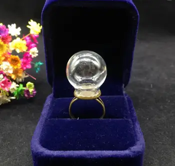 10vnt 20*12mm skaidraus stiklo pasaulio bronza, variu, pakoreguota žiedas klasikinis krašto stiklo pasaulio buteliuko žiedas stiklo danga dome 