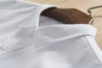 2019 Vyrų medvilnės ir lino priežastinis marškinėliai ilgomis rankovėmis mados marškinėliai vyrams, prekės balti marškiniai vyrams kietas, patogūs marškiniai vyrai