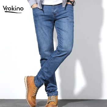 2020 m. Pavasarį ir Rudenį Nauji vyriški džinsai Tinka reguliariai aukštos kokybės vyriški džinsai Didelio dydžio 30-48