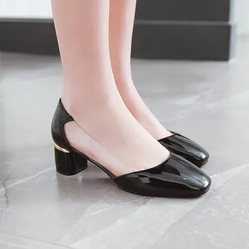 2020 Naujų moterims 4.5 cm kulniukai, žemas mergaičių shoess weet Studentų batai moteriška aikštėje Kojų laisvalaikio bateliai moteris