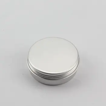 25g sidabro aliuminio jar/alavo/su aliuminio dangteliu. metalo arbatos alavo,25ml mėginio/mini aliuminio jar F20173883