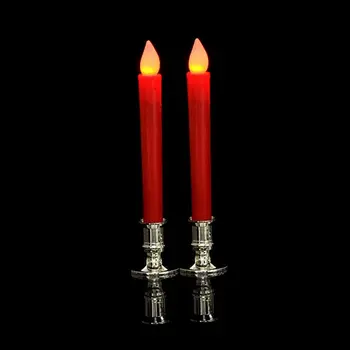 2vnt Plastiko Žvakė Bazės Savininkas Ramstis Žvakidė Stovėti Elektroninių Žvakės Kalėdų Vakarėlį Namų Puošybai