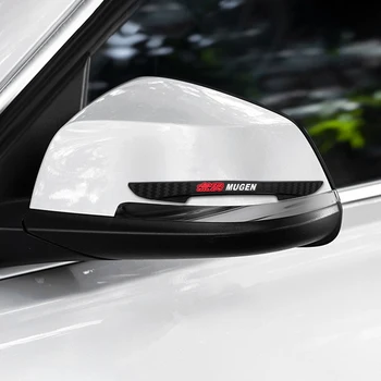 4PCS Automobilio Durelių Krašto Gynėjas galinio vaizdo Veidrodis Bamperis Gramdyti Lipdukus Priedai už Mugen Power Honda Civic Sutarimu CRV Džiazo Tilptų