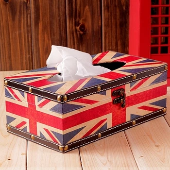 Amerikos šalies senų Britų stiliaus dekoratyviniais ornamentais Namų Dekoravimo retro kūrybiško fotografavimo rekvizitai box box