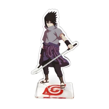 Anime Naruto Akrilo Stendas Kortelės Keychain Karšto Pardavimo Naruto Sasuke Kakashi Paketų Prižiūrėtojų Raktinę Darbastalio Apdaila Niekučių Reikmenys, Papuošalai