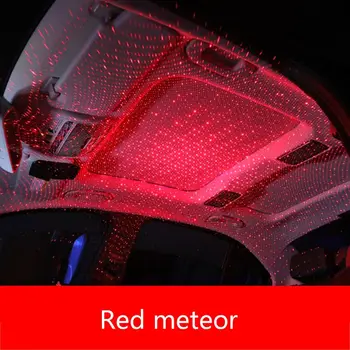 Automobilinis USB LED Automobilių Atmosfera Aplinkos Star Light DJ RGB Spalvinga Muzikos Garso Lempos Kalėdų Interjero Dekoratyvinės Šviesos 23GC