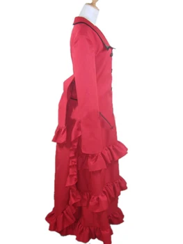 Black Butler Angelina Drįsta Cosplay Kostiumų Ponia Raudona Helovinas dress