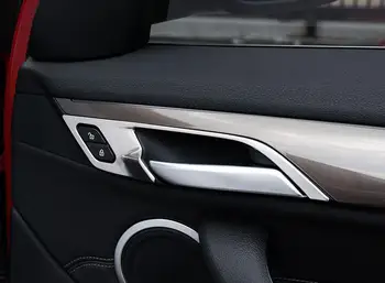 BMW X1 F48 2016 2017 2018 Automobilių vidinė durų rankena Dubenį apdailos juostelės padengti apdaila, Nerūdijančio plieno, auto aksesuarai, optikos