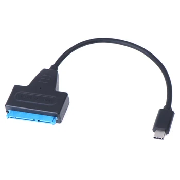 C tipo USB 3.1-SATA III HDD SSD Adapterio Laidas 2,5 Colio SATA Paramos USAP 20cm Ilgis