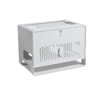 Darbalaukio Wifi Router talpinimo Lizdas Laido Organizatorius TV Box Set-Top Box stalčiuko Galios juostiniai Paslėptas Apdailos Dėžutę