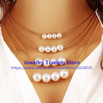 Didmeninė perlų karoliai pakabukas papuošalai tikra vestuvių perlų karoliai moterys gimtadienio sukaktį geriausia dovana xl17062727