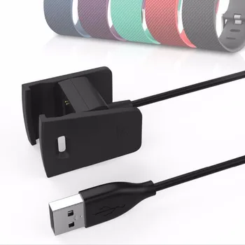 Dokas Įkroviklis Adapteris Stovas USB Įkrovimo Kabelis Laido Pakeitimo Fitbit Mokestis 2 charge2 Smart Apyrankės Apyrankės Priedai