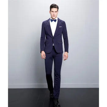 Italijos Dizaino Slim Fit Violetinė Vyrų Kostiumai Gražus Geriausią Vyro Vestuvių Kostiumai Tuxedos Vyrų Oficialų Prom Kostiumai (Švarkas+Kelnės) G352