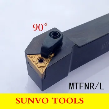 Išorinio tekinimo įrankiai, MTFNR MTFNL CNC įrankių laikiklis Naudoti TNMG160404 įterpti MTFNR1616H16 MTFNL1616H16
