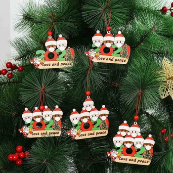 Kalėdų Santa Claus Papuošalai Maitintojo Šeimos Kalėdų Medžio Kabo Pakabukas Dovanos L69B