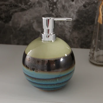 Kūrybiškumo Turas Keramikos Losjonas buteliukas Skystojo Muilo Dozatorius Home Hotel rankų dezinfekavimo priemonės, šampūnas, buteliai, Vonios Aksesuarai