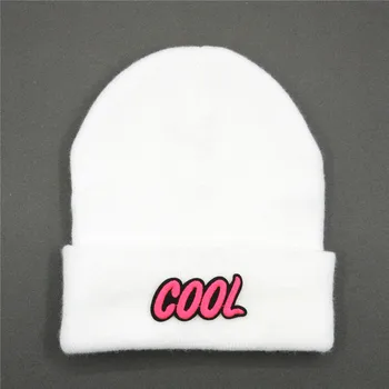 LDSLYJR kietas laišką siuvinėjimo Tirštėti megzti skrybėlę žiemą šiltą kepurę Skullies bžūp beanie skrybėlių vyrų ir moterų 309