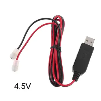 Magnetinio USB 1,5 V 3V 4.5 V 6 V Maitinimo Kabelis Gali Pakeisti 1-4pcs AA D AAA Baterijos PXPE