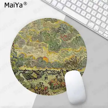 MaiYa Vincent van Gogh Minkštos Gumos Professional Gaming Mouse Pad Kompiuterio Anti-Slip Nešiojamojo KOMPIUTERIO Pelės Padas Kilimėlis žaidimų Kilimėlis
