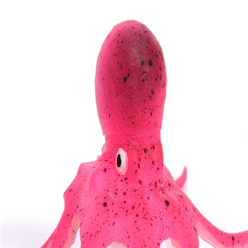 Modeliavimo Sepijos Dervos Fluorescencijos Žuvų Bako Apdailos Aštuonkojai Noctilucent Dirbtinis Kalmarai Papuošalai Akvariumo apdaila