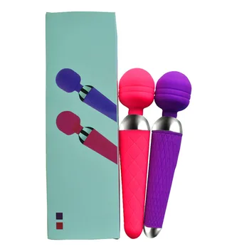 Multi-pavarų Lazdelės vibratorius moteris USB Įkrovimo AV Vibratorius Masažas Suaugusiųjų Sekso Žaislai Žodžiu Clit Erotiniai Žaislai