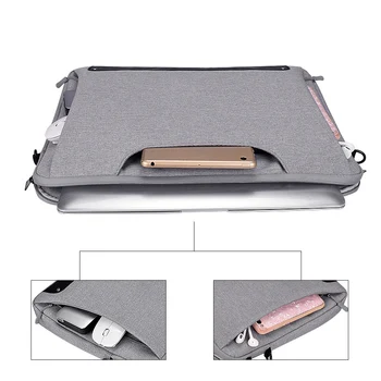 Nešiojamas Krepšys su rankena 13.3 14 15.6 colių notebook Case Sleeve For Macbook Air Pro 13 15 Kompiuterio Peties Rankinėje, Portfelyje Krepšiai