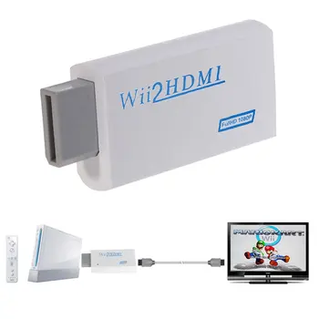 Nintendo Wii be Vargo Plug and Play, Wii HDMI 1080p Konverteris Adapteris Wii2hdmi 3.5 mm Audio Box, Wii-link