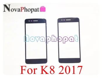 Novaphopat Priekinės Stiklo Ekranas LG K8 2017 M200N US215 X300 K120L Stiklo Lęšis (Ne touch ekranas skaitmeninis keitiklis) 10vnt/daug