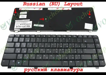 Originali Naujas Notebook Laptop RU klaviatūra HP Comaq CQ40 CQ41 CQ45 CQ40-100 CQ45-100 -200 Juoda rusijos MP-05583SU-6983
