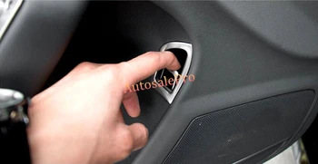Plieno Konsolės Viduje durys Galinės liemens Jungiklis, mygtukas, Rankena, Rėmas padengti Apdaila 1pcs Audi A6 C7 2012 13 14