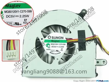 SUNON MG60120V1-C270-S99 DC 5V 2.5 W 4-Wire Serverio Nešiojamas Ventiliatorius