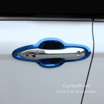Toyota Camry 2018 2019 Šildomi Durų Rankena Dubenėlį, Padengti Apdailos Raštas Nerūdijančio Plieno Lipdukai Automobilio-Optikos Reikmenys