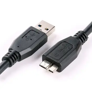 USB 3.0 Type A-Mini B Kabelį USB3.0 Spartus Duomenų Sinchronizavimo Kabelis Laido Išorinį Kietąjį Diską Diskas HDD