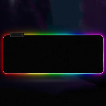 Žaidimų Pelės Mygtukai Didelio Dydžio RGB LED Šviesos Pelės Kilimėlis Natūralaus Kaučiuko Kompiuterio Minkštas Kilimėlis Anti-slip Pelės Mygtukai Klaviatūra Stalas Kilimėlis