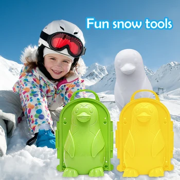 Žaislai Vaikams Sniego Gniūžtės Maker Įrašą Maker Gyvūnų Formos Sniego, Smėlio Pelėsių Įrankis Žiemos Lauko Vaikams Dovanos