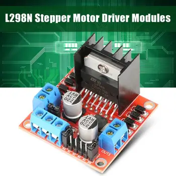 1 vnt Stepper Motorinių Vairavimo Modulį L298N H Modulis Tilto Vairuotojas Valdybos Modulis Stepper Motorinių Protingas Automobilis Robotas
