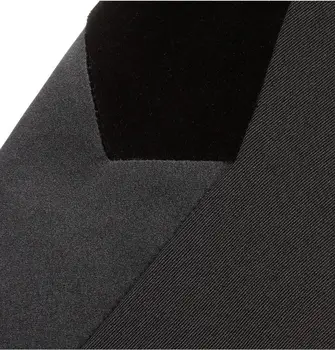 2017 m. rudenį klasikinis juodos vilnos su šilko satino veido vyras smokingas kostiumas užsakymą individualius žmogaus MTM vestuvių kostiumą 2018 VA
