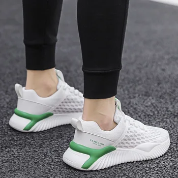 2020 m. vyriški batai rudenį nauja tendencija sportiniai bateliai šviesos bėgimo bateliai vyriški kvėpuojantis akių batai