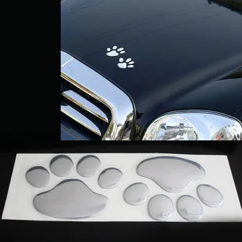 2VNT Automobilių Lipdukas Cool Dizaino Leteną 3D 