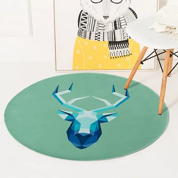 3D Gyvūnų Spausdinti Ištisus Kilimus Gyvenamasis kambarys/miegamasis papuošti danga Kambaryje, Kompiuterio kėdė, neslidžia Dėvėti atsparias Grindų Kilimėlis